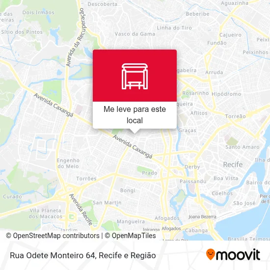 Rua Odete Monteiro 64 mapa