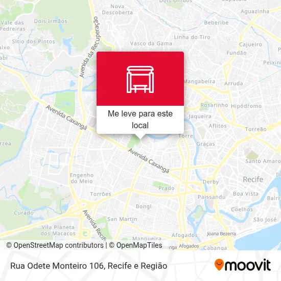 Rua Odete Monteiro 106 mapa