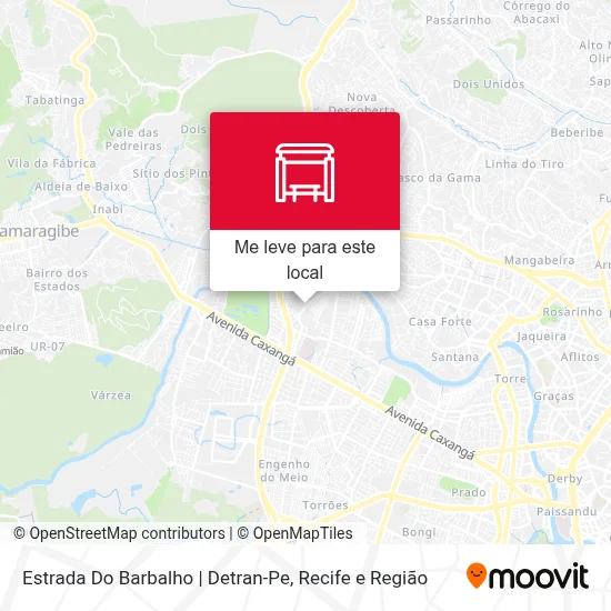 Estrada Do Barbalho | Detran-Pe mapa