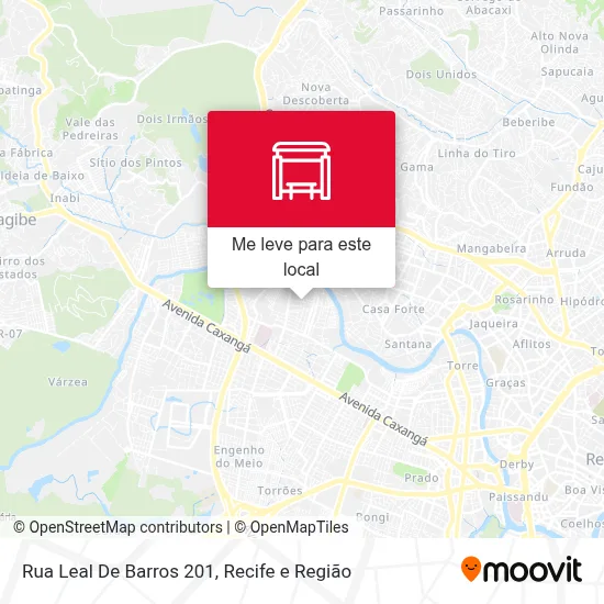 Rua Leal De Barros 201 mapa