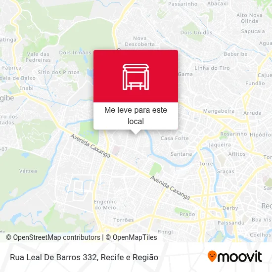 Rua Leal De Barros 332 mapa