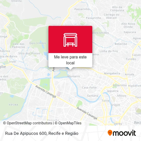 Rua De Apipucos 600 mapa