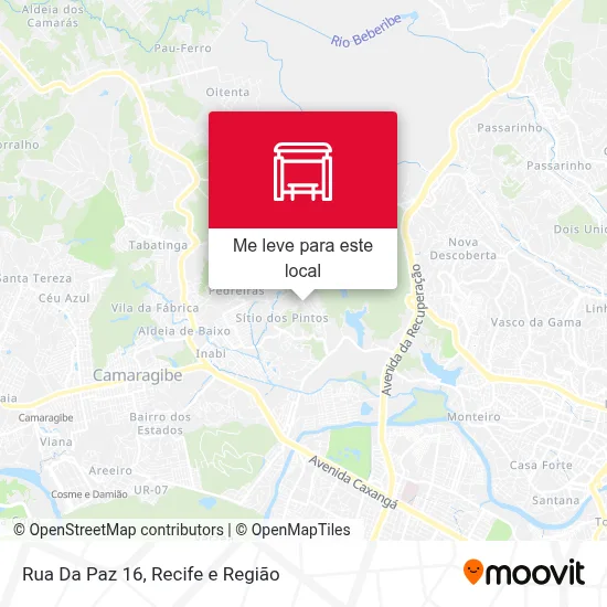 Rua Da Paz 16 mapa