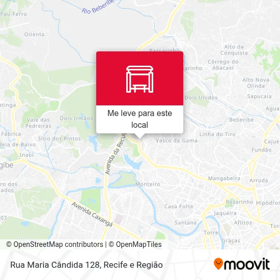 Rua Maria Cândida 128 mapa