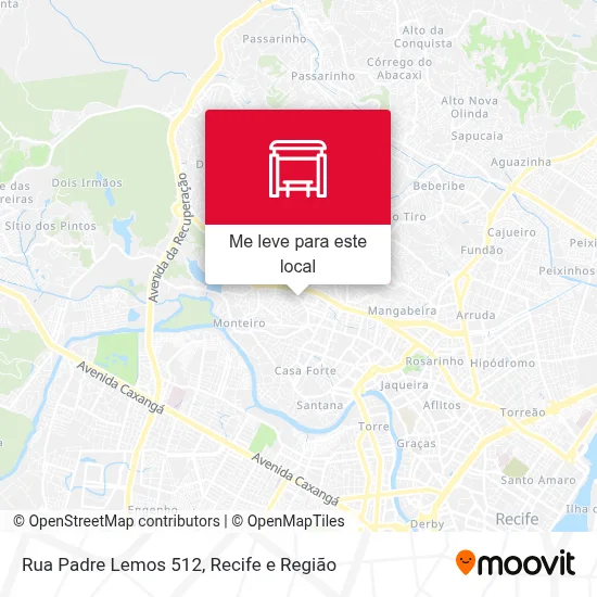 Rua Padre Lemos 512 mapa