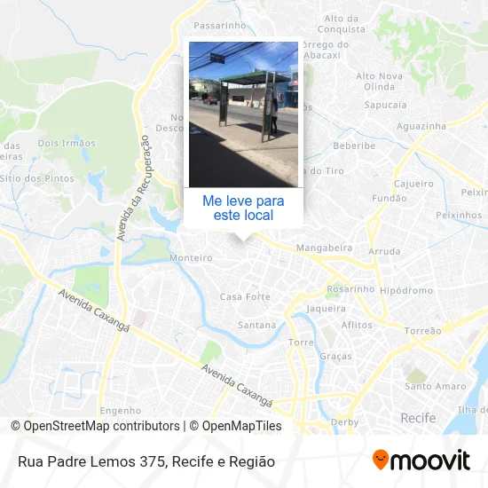 Rua Padre Lemos 375 mapa