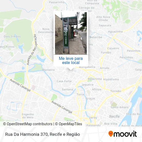 Rua Da Harmonia 370 mapa