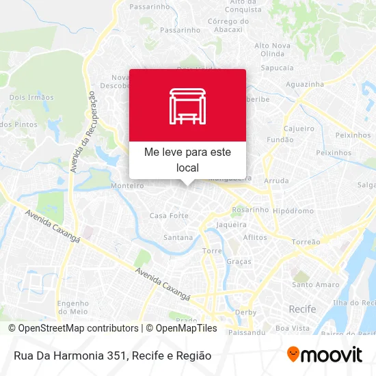 Rua Da Harmonia 351 mapa