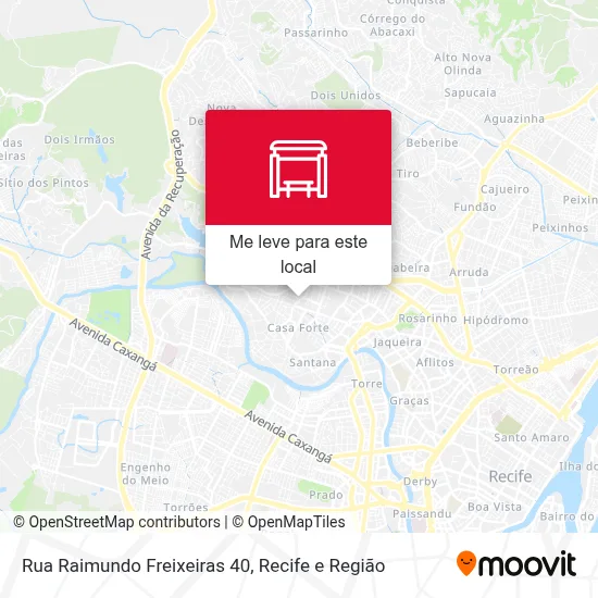 Rua Raimundo Freixeiras 40 mapa