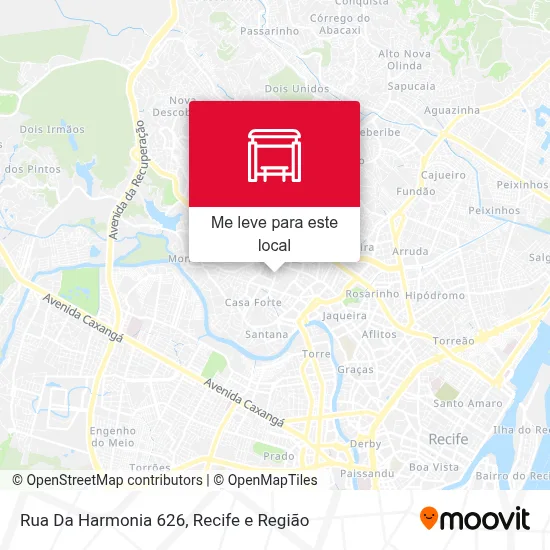 Rua Da Harmonia 626 mapa