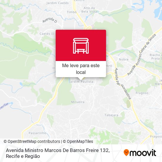 Avenida Ministro Marcos De Barros Freire 132 mapa