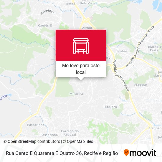 Rua Cento E Quarenta E Quatro 36 mapa