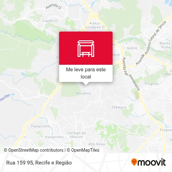 Rua 159 95 mapa