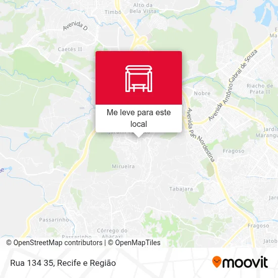Rua 134 35 mapa