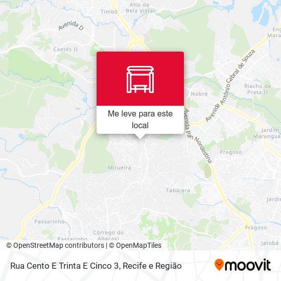 Rua Cento E Trinta E Cinco 3 mapa