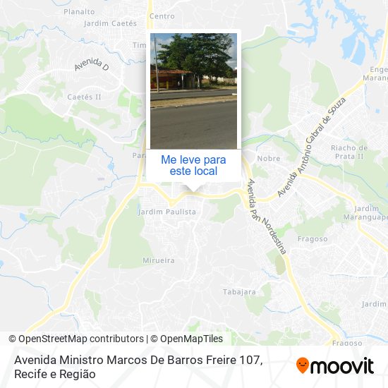 Avenida Ministro Marcos De Barros Freire 107 mapa
