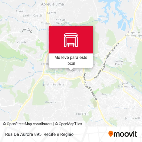 Rua Da Aurora 895 mapa