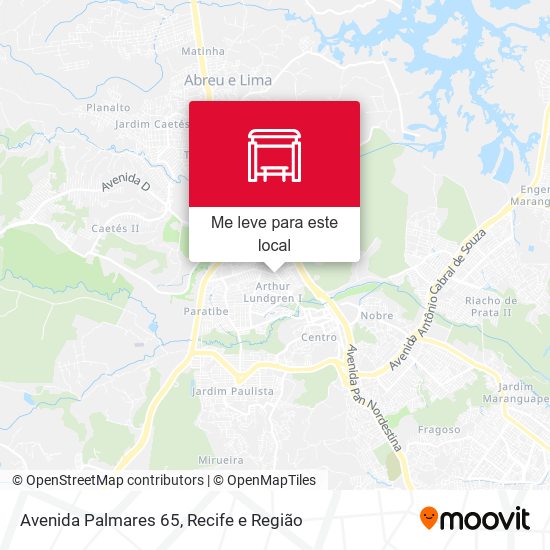 Avenida Palmares 65 mapa
