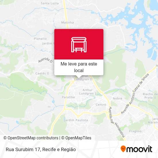 Rua Surubim 17 mapa