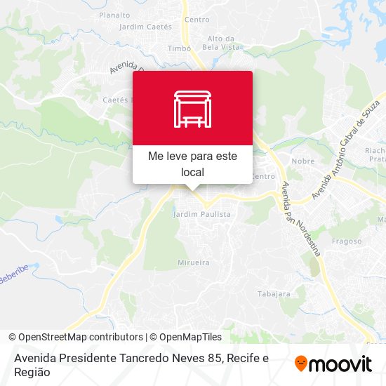 Avenida Presidente Tancredo Neves 85 mapa