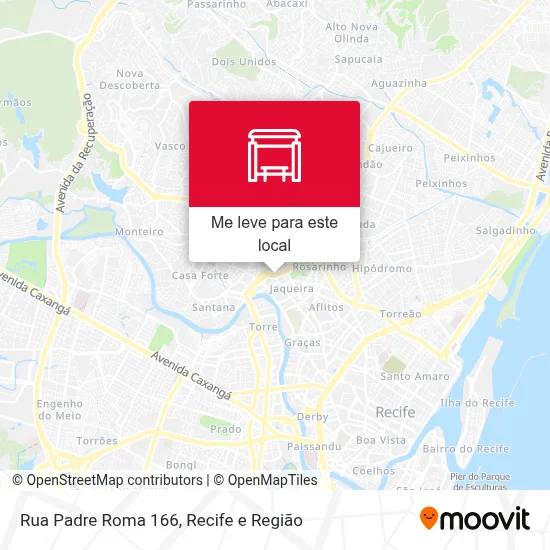 Rua Padre Roma 166 mapa