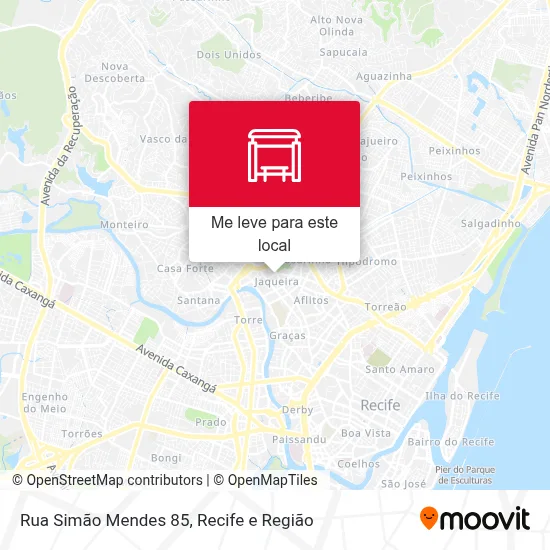 Rua Simão Mendes 85 mapa