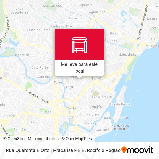 Rua Quarenta E Oito | Praça Da F.E.B mapa