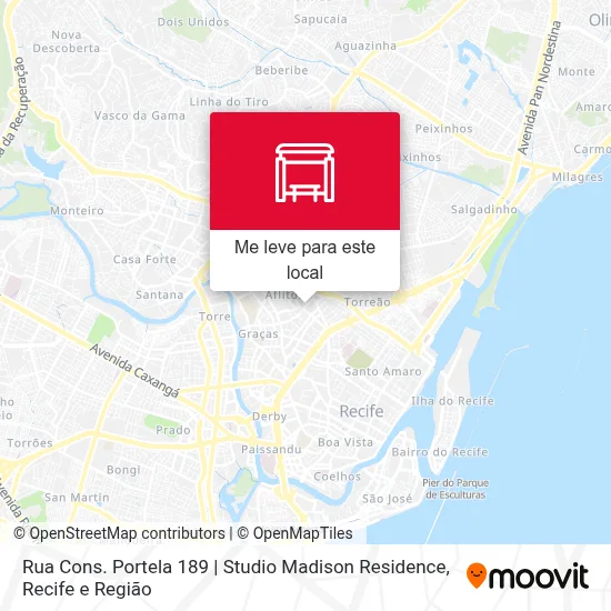 Rua Cons. Portela 189 | Studio Madison Residence mapa
