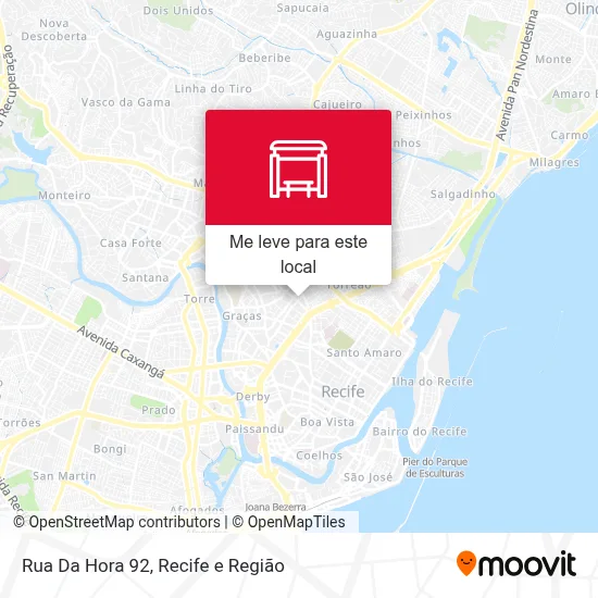 Rua Da Hora 92 mapa