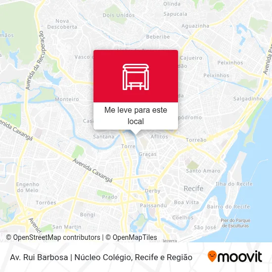 Av. Rui Barbosa | Núcleo Colégio mapa