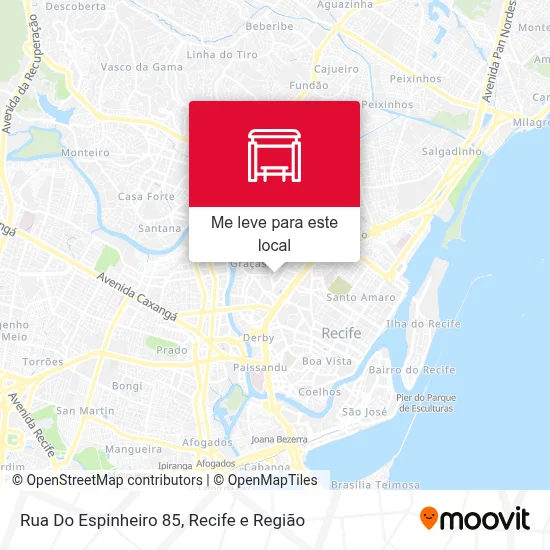 Rua Do Espinheiro 85 mapa