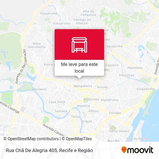Rua Chã De Alegria 405 mapa