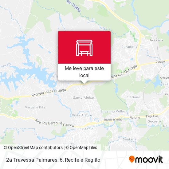 2a Travessa Palmares, 6 mapa