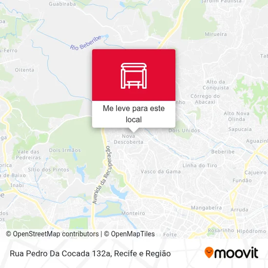 Rua Pedro Da Cocada 132a mapa