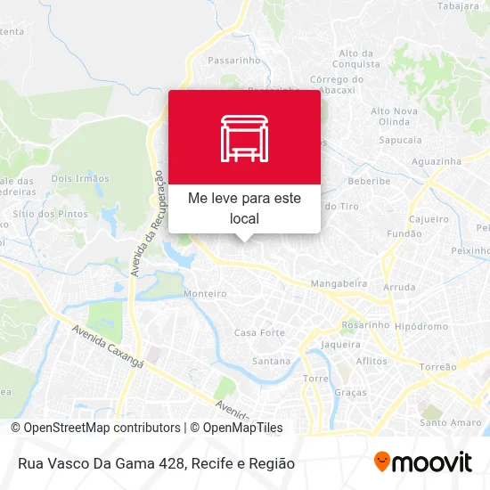 Rua Vasco Da Gama 428 mapa