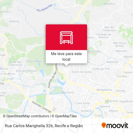 Rua Carlos Marighella 326 mapa