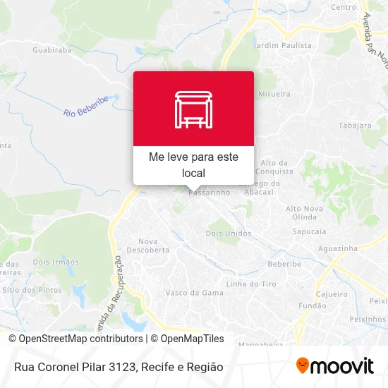 Rua Coronel Pilar 3123 mapa