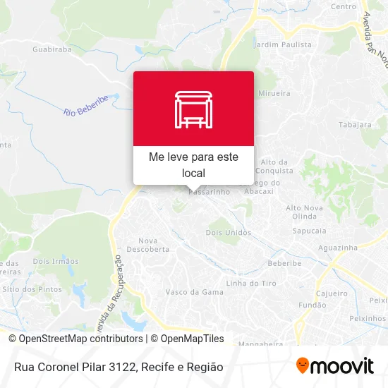 Rua Coronel Pilar 3122 mapa