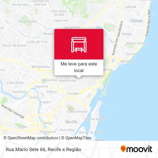 Rua Mario Sete 66 mapa
