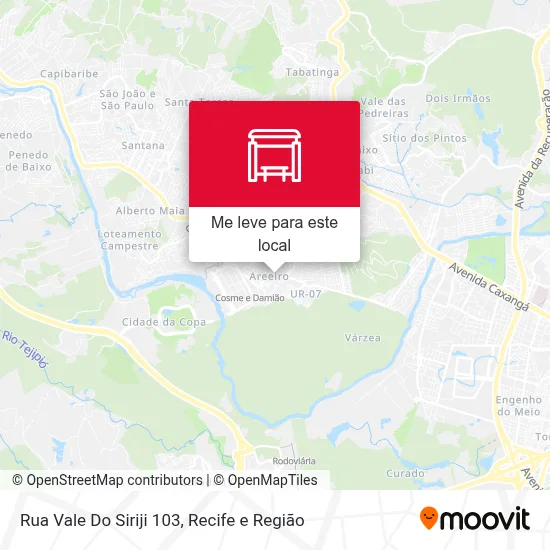 Rua Vale Do Siriji 103 mapa