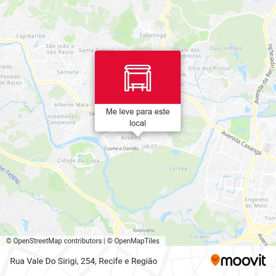 Rua Vale Do Sirigi, 254 mapa