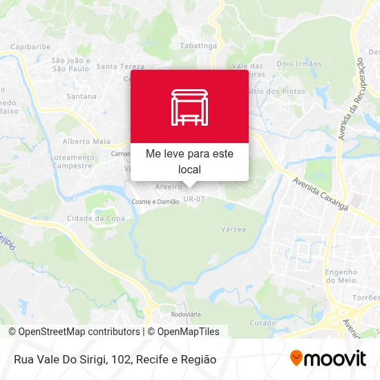 Rua Vale Do Sirigi, 102 mapa