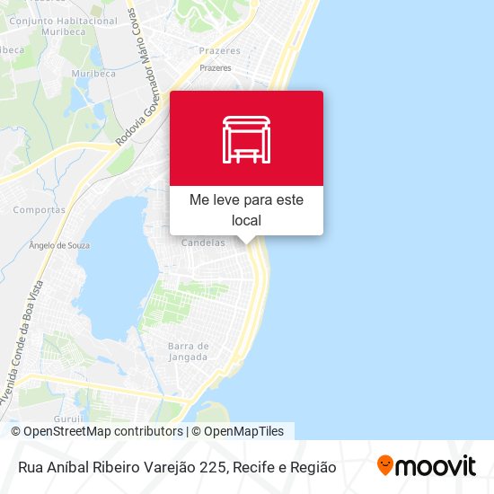Rua Aníbal Ribeiro Varejão 225 mapa