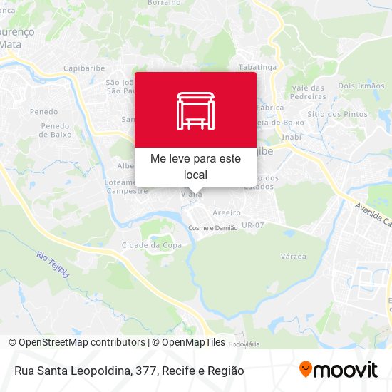 Rua Santa Leopoldina, 377 mapa