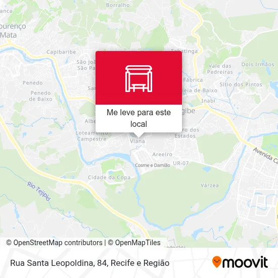 Rua Santa Leopoldina, 84 mapa