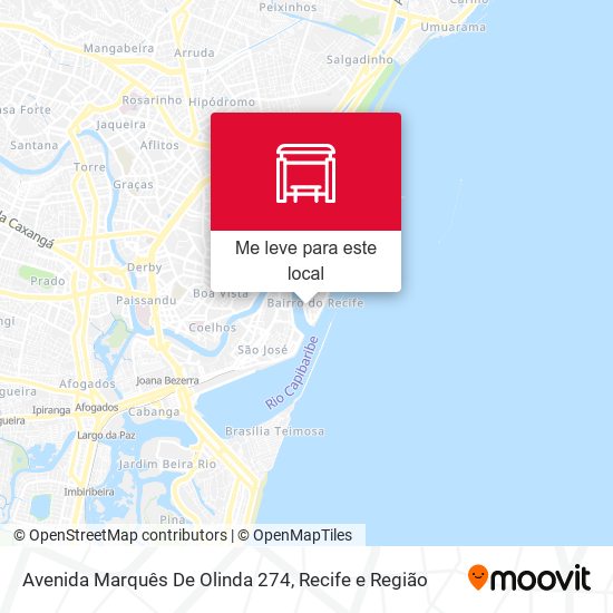 Avenida Marquês De Olinda 274 mapa