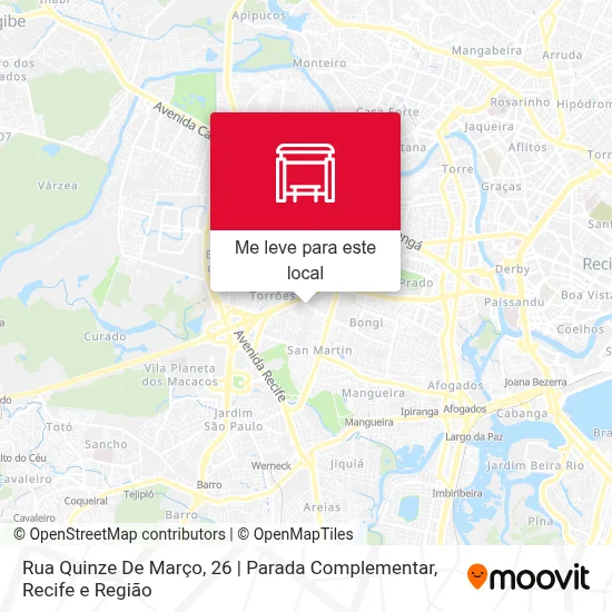 Rua Quinze De Março, 26 | Parada Complementar mapa