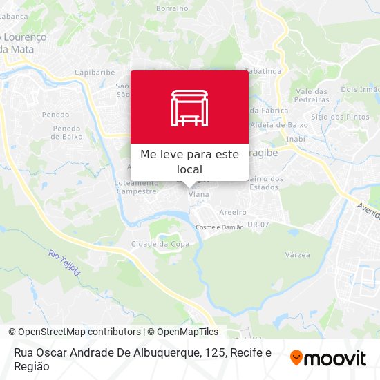 Rua Oscar Andrade De Albuquerque, 125 mapa