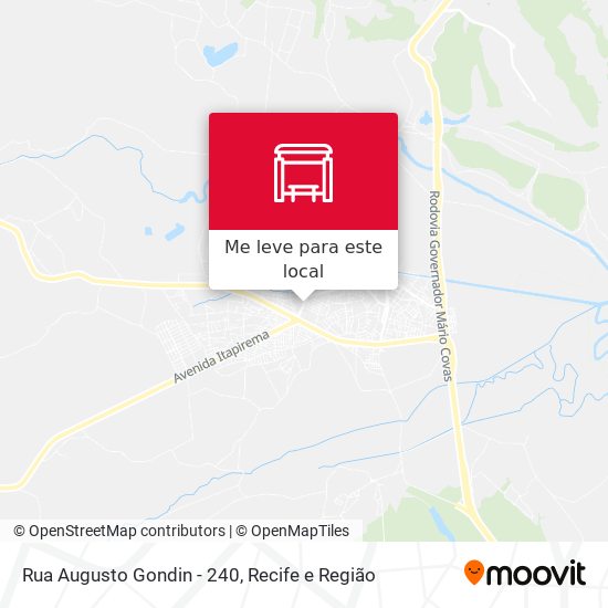 Rua Augusto Gondin - 240 mapa