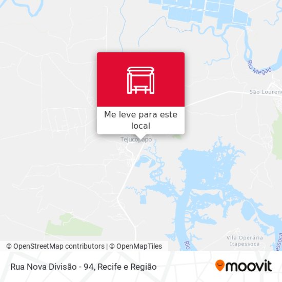 Rua Nova Divisão - 94 mapa